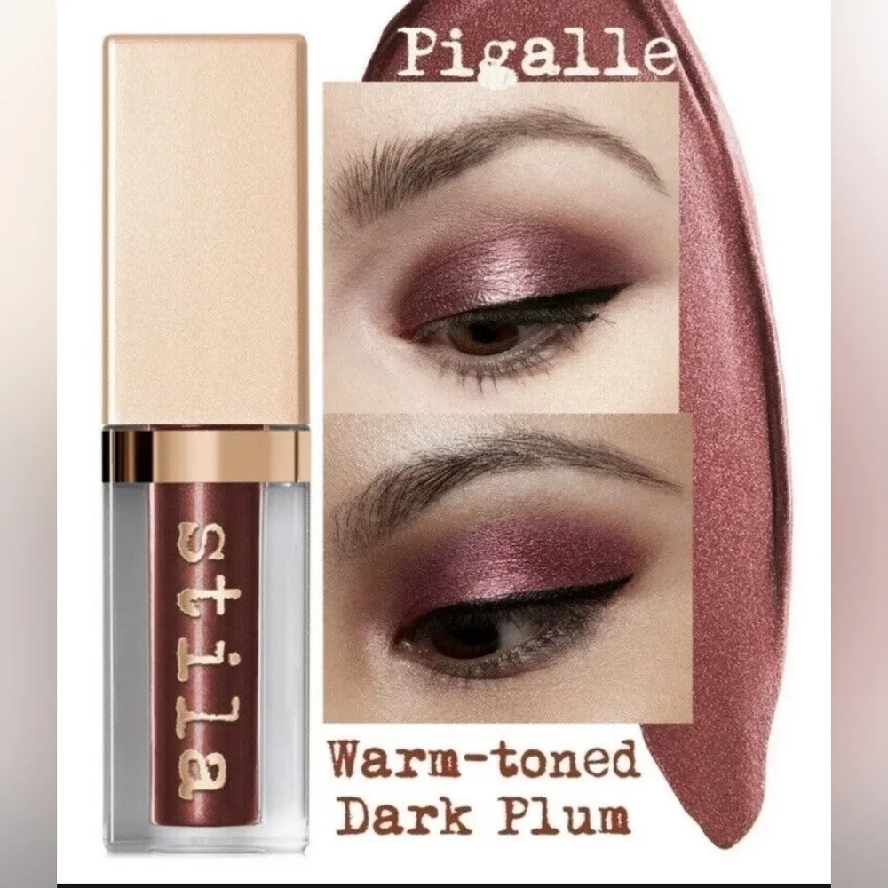 2-Pack Stila Shimmer & Glow Liquid Eye Shadow Pigalle. NIB